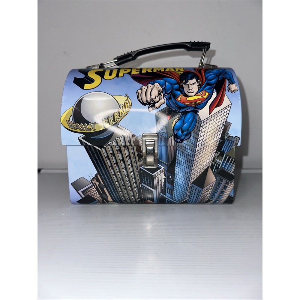 DC Comics Vandor Superman Domed Metal Lunchbox/Lunch Tote #74076